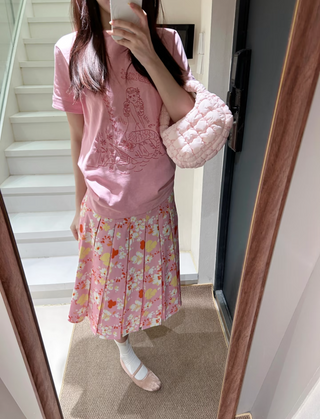 Mermaid Top with Floral Skirt