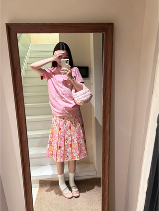 Mermaid Top with Floral Skirt