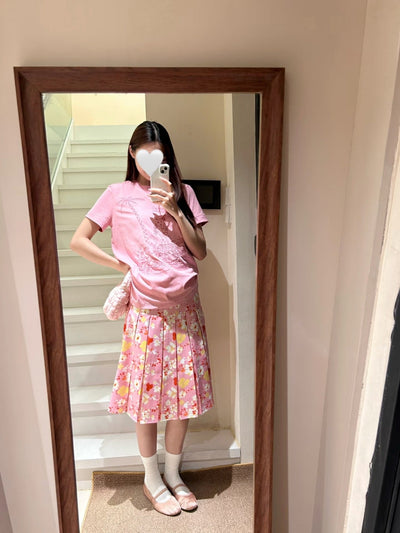 Mermaid Top with Floral Skirt