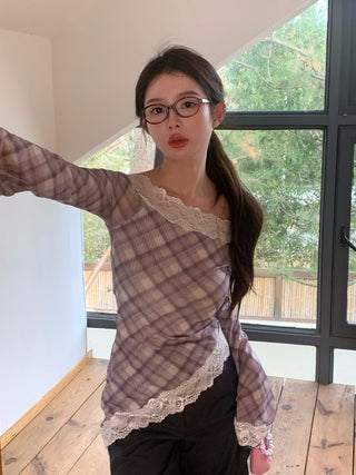 Pattern Off-Shoulder Top