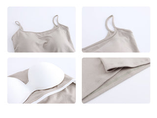 Red Slip Vest with Pad