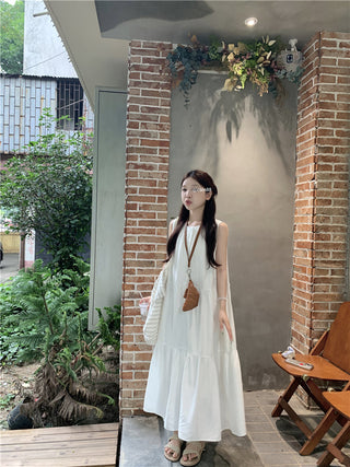 Loose Sleeveless A-Line Dress