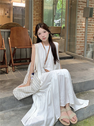 Loose Sleeveless A-Line Dress