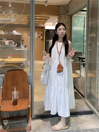 Loose Sleeveless A-Line Dress