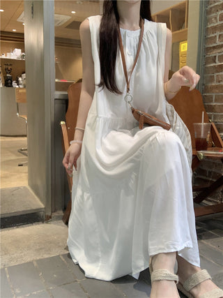 Loose Sleeveless A-Line Dress