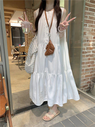 Loose Sleeveless A-Line Dress