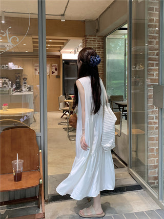 Loose Sleeveless A-Line Dress