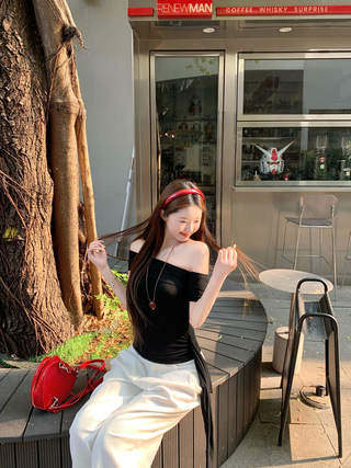 Ribbon Off-Shoulder Tube Top