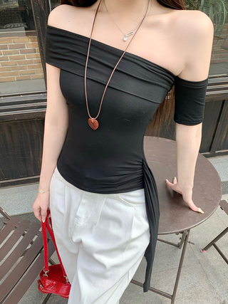 Ribbon Off-Shoulder Tube Top