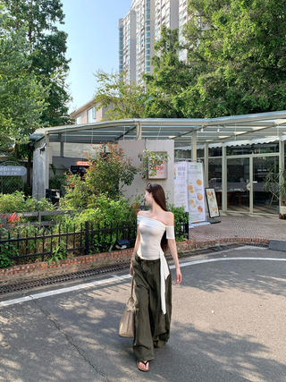 Ribbon Off-Shoulder Tube Top