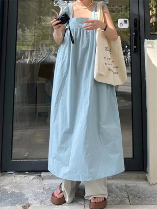 Sleeve Square Collar Dress