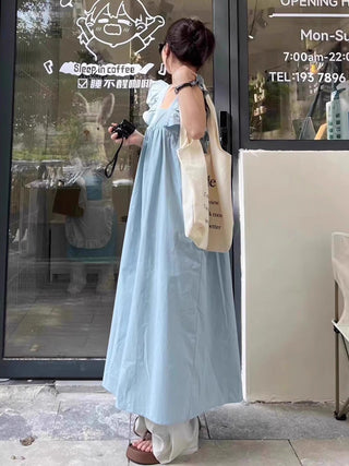 Sleeve Square Collar Dress