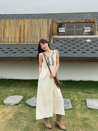 Machine Embroidery Dress