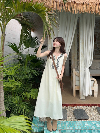 Machine Embroidery Dress