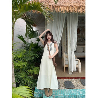 Machine Embroidery Dress