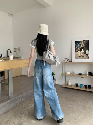 Blue Washed Jeans