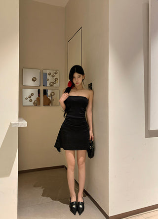 Brown Tube Top Dress