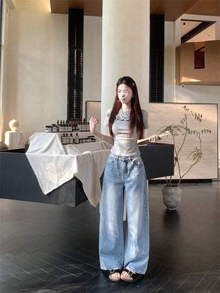 Washed-Out Blue Jeans