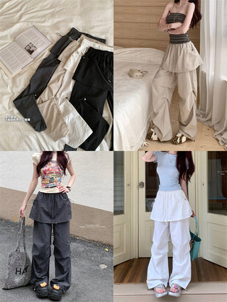 Fake Two-Piece Overalls