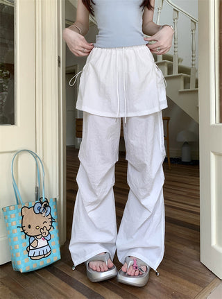 Fake Two-Piece Overalls