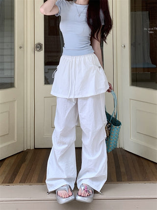Fake Two-Piece Overalls