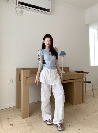 Fake Two-Piece Overalls