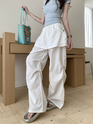 Fake Two-Piece Overalls