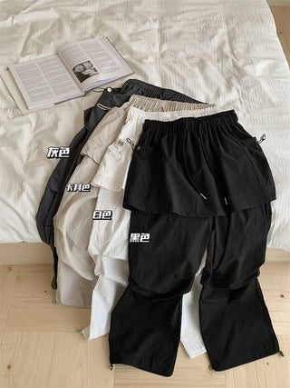 Fake Two-Piece Overalls