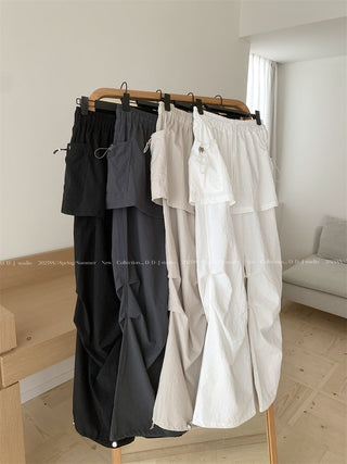 Fake Two-Piece Overalls