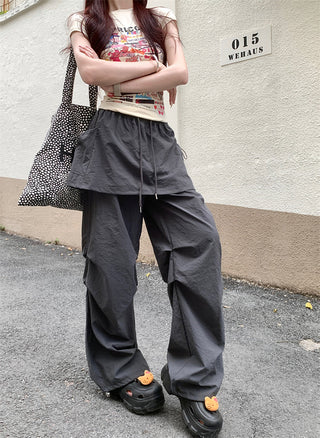 Fake Two-Piece Overalls