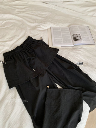 Fake Two-Piece Overalls
