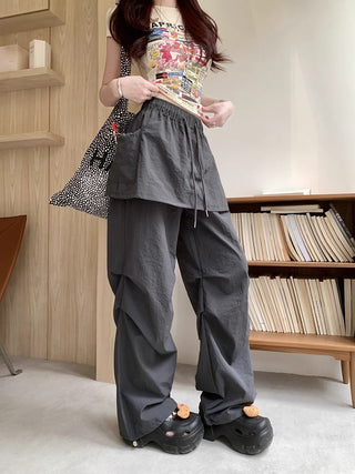 Fake Two-Piece Overalls