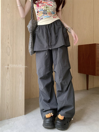 Fake Two-Piece Overalls