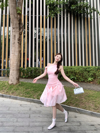 Bowknot Off-Shoulder Dress