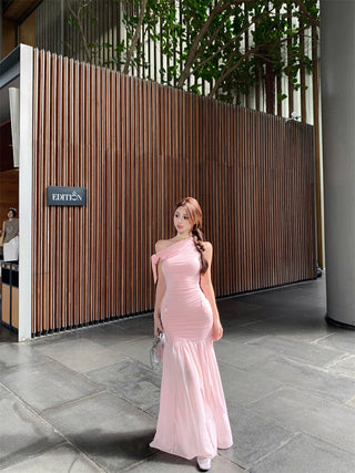 Bowknot Off-Shoulder Dress