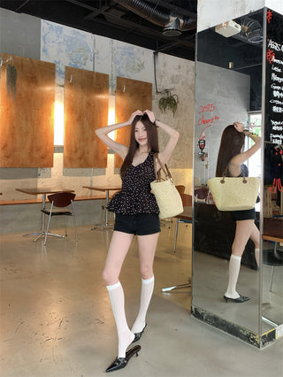 Halter Polka Dot Vest