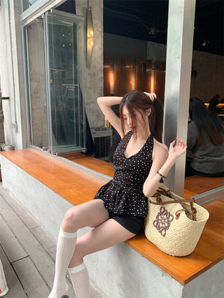 Halter Polka Dot Vest