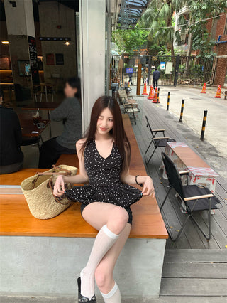 Halter Polka Dot Vest