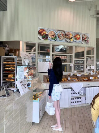 Short Knitted Cardigan with Floral Dress