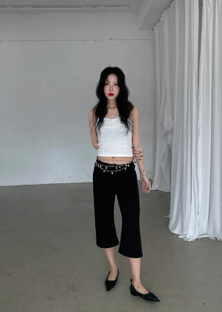 (4 colors) Lace Slim Fit Camisole