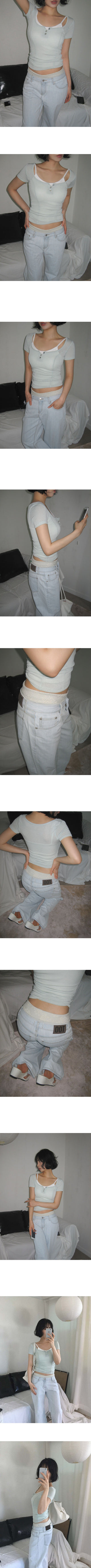 Herb Flower Lace Sagging Two-Way Crop Micro Pants Undershorts