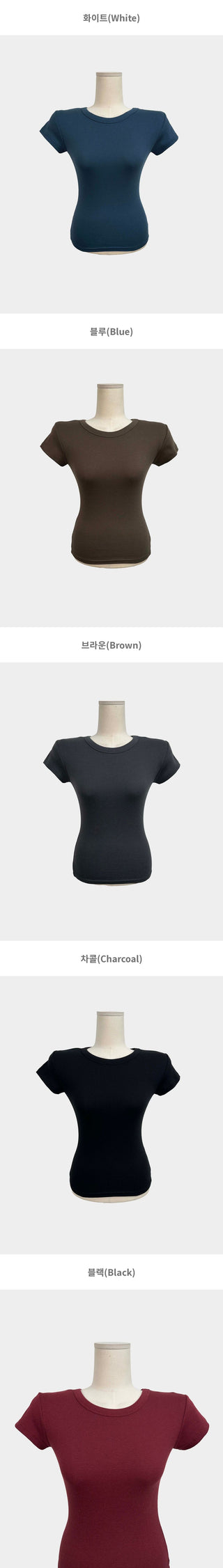 Sand Modal Spandex Round Neck Cinched Waist Slim Cap Sleeve Short Sleeve T-shirt