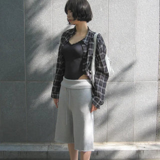 Ano Salanta Summer Check Unisex Oversized Check Shirt