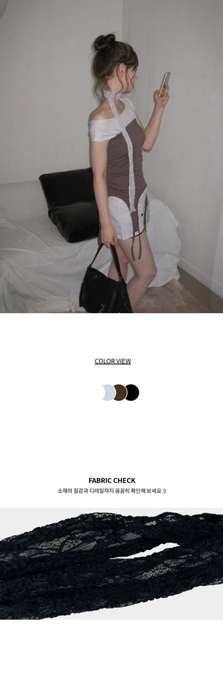 Riri Lace Flower Layered Muffler Scarf