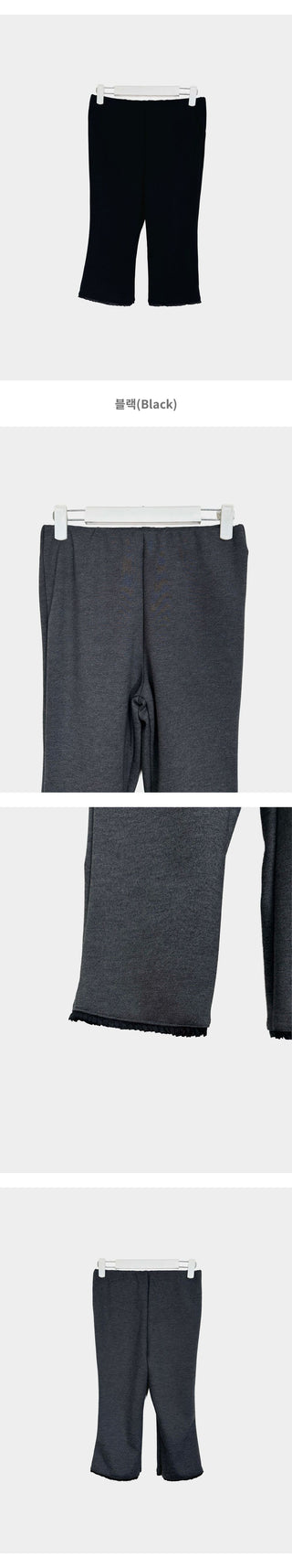 Runny Elastic Stretch Length Capri Lace Pants