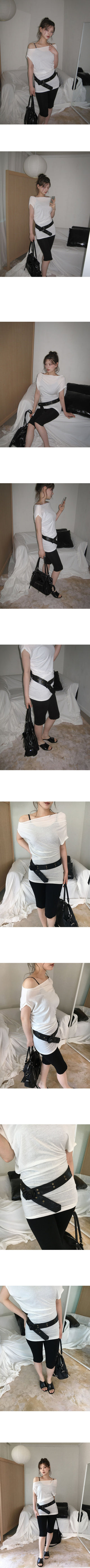 Corsage Rose Eyelet Button Snap Layered Leather Belt