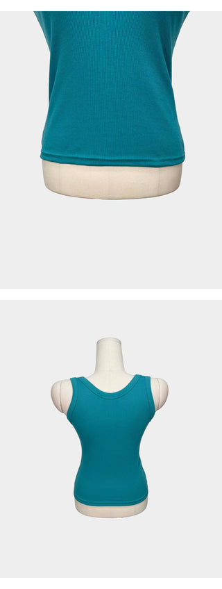 DL Basic Ribbed Mango Sleeveless Inner Layering Top
