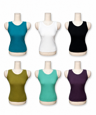 DL Basic Ribbed Mango Sleeveless Inner Layering Top