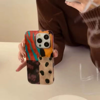 Retro Leopard iPhone Case