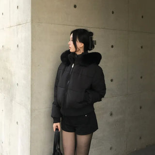 Murphy Crop Fur Padded Jacket